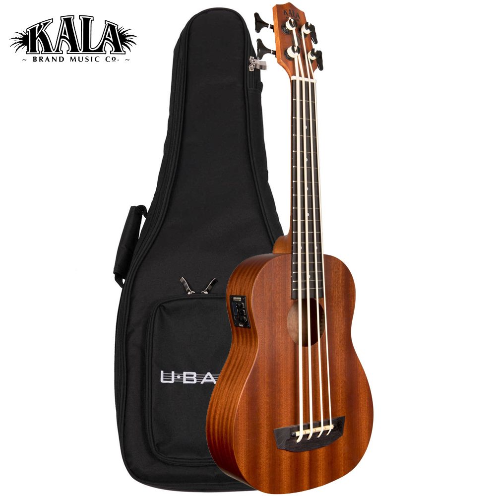 Kala UBASS Wanderer Acoustic Electric Mahogany Satin Finish with Gig